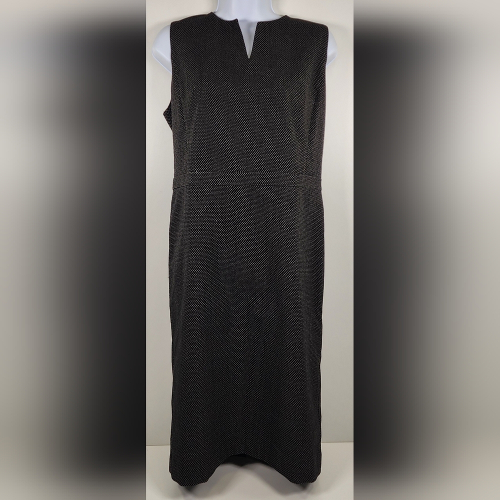Ann Taylor Women Ponte Knit Sheath Dress Size 12 Career Minimalist